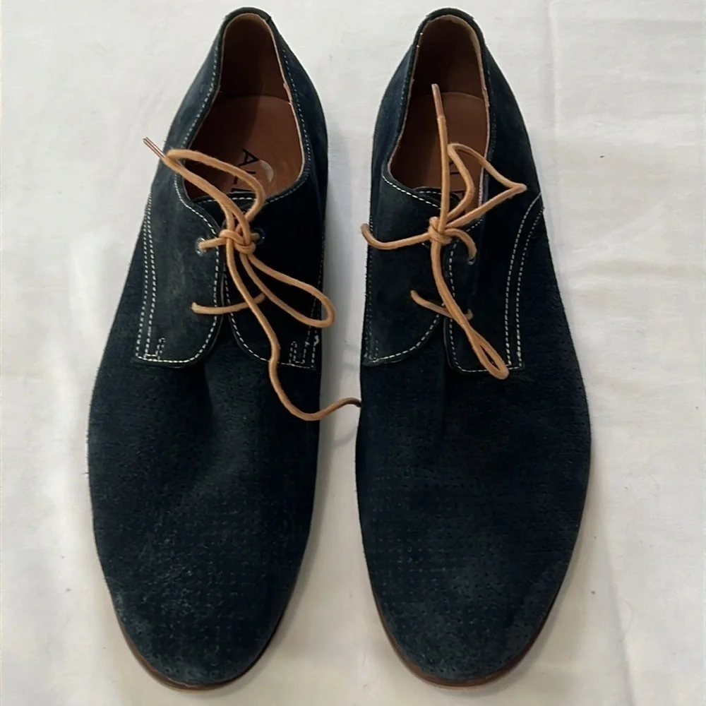 Aldo Blue Suede Oxfords